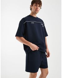ASOS - Short oversize habillé en jersey texturé - Lyst
