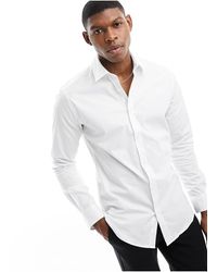 Only & Sons - Slim Fit Easy Iron Shirt - Lyst
