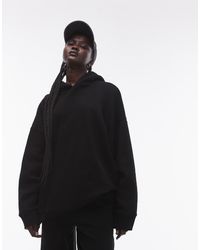 TOPSHOP - Premium Oversized Hoodie - Lyst