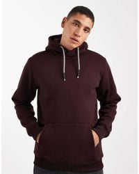 Brave Soul - Hoodie With Contrast Drawcords - Lyst