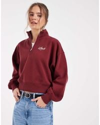 Levi's - Vintage 80's Quarter Zip Sweatshirt With Chest Logo - Lyst