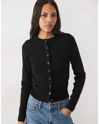 New Look - Compact Knit Cardigan - Lyst