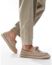 ASOS - Bootschoen-Espadrilles Van Canvas - Lyst