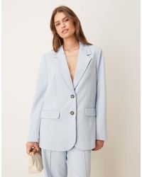 Y.A.S - Oversized Blazer Met Tortoise Knopen - Lyst