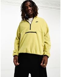 Nike - Club polar - sweat à capuche zippé en polaire - beige - Lyst