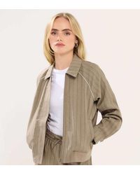 PixieGirl - Petite Stripe Tailored Jacket - Lyst