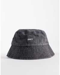Obey - Pigment Twill Bucket Hat - Lyst