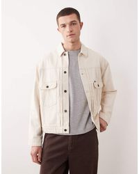 HUGO - Chaqueta Vaquera Color Crudo De -Blanco - Lyst