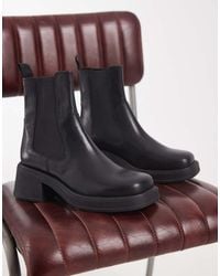 Vagabond Shoemakers - Shoemakers Dorah Leather Chunky Chelsea Ankle Boots - Lyst