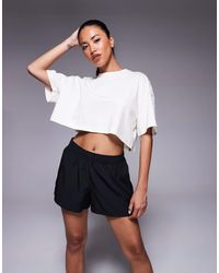 4505 - Icon Heavyweight Cotton Cropped T-shirt With Quick Dry Finish - Lyst