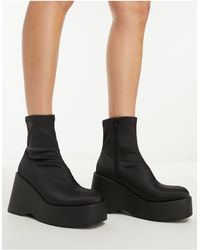 ALDO - Silo Wedge Ankle Boots - Lyst