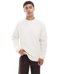 Jack & Jones - Oversize Thick Ribbed Jumper - Lyst