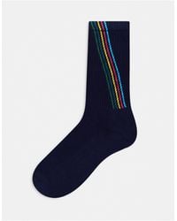 PS by Paul Smith - Paul Smith Socks With Logo Stripe - Lyst