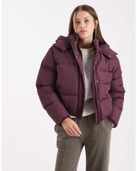 Brave Soul - Hooded Puffer Jacket - Lyst