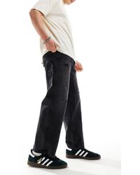 Salopette en jean style fonctionnel Pull Bear pour homme en coloris Bleu Lyst