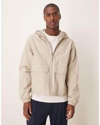 ASOS - Windbreaker Jacket With Hood - Lyst
