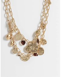 Accessorize - Confezione Da 2 Collane Con Ciondoli A Moneta - Lyst