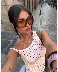 Bershka - Plastic Sunglasses - Lyst