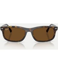 Ray-Ban - Rb2224 Rectangle Polarised Sunglasses With Lens - Lyst