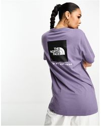 The North Face - Redbox - Boyfriend T-shirt Met Print Op - Lyst