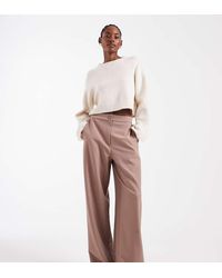 ASOS - Tall Tailored Relaxed Straight Leg Pants - Lyst