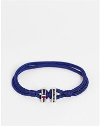 Tommy Hilfiger – armband aus nylon - Blau