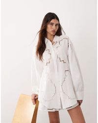 ARRANGE - – oversize-hemd - Lyst