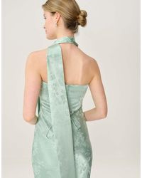 OMNES - Accessories Scarlett Floral Jacquard Occassion Neck Scarf - Lyst
