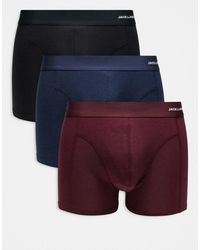 Jack & Jones - 3 Pack Bamboo Trunks - Lyst