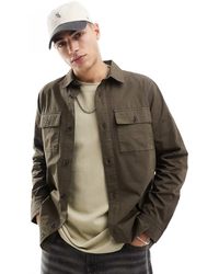 Threadbare - Camicia Giacca Cioccolato - Lyst