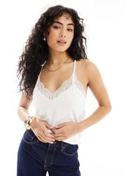 Vero Moda - Lace Back Cami Top - Lyst