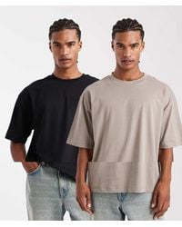 ASOS - Essentials 2 Pack Oversized T-Shirts - Lyst