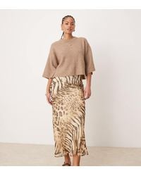 ASOS - Asos Design Tall Chiffon Bias Maxi Skirt - Lyst