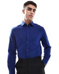 ASOS - Brushed Oxford Regular Shirt - Lyst