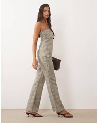 ASOS - Plaid Tailored Pants - Part Of A Set - Lyst