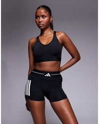 adidas Originals - Adidas Training Optime High Support Sports Bra - Lyst
