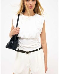 NA-KD - Open Back Draped Top - Lyst