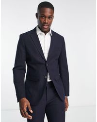 SELECTED - Slim Fit Wool Mix Suit Jacket - Lyst