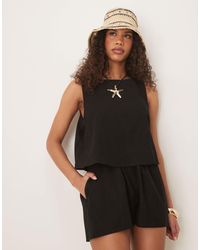 ASOS - – zweilagiger playsuit - Lyst