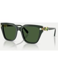 Swarovski - – irregular – sonnenbrille - Lyst