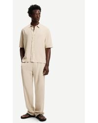 Bershka - – jogginghose aus leinenmix - Lyst