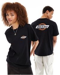 Dickies - Camiseta negra con estampado en la espalda ruston - Lyst