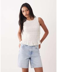 Brave Soul - Shirred Top - Lyst