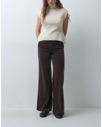 Mango - Teen Low Rise Cord Straight Jean - Lyst