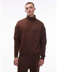 Tommy Hilfiger - Small Logo Half Zip Sweatshirt - Lyst