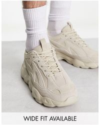 ASOS - Sneakers pietra con suola chunky - Lyst