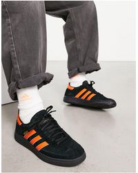 adidas Originals - Handball spezial - baskets avec semelle en caoutchouc - noir et orange - Lyst
