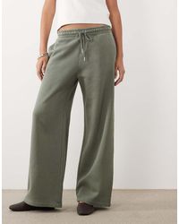 Abercrombie & Fitch - High Rise Wide Leg jogging Bottoms Set - Lyst