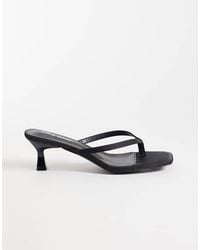Public Desire - Everlast Kitten Heel Toe Thong Sandals - Lyst