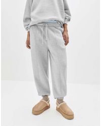 Pull&Bear - Trainingsbroek Met Naaddetails - Lyst